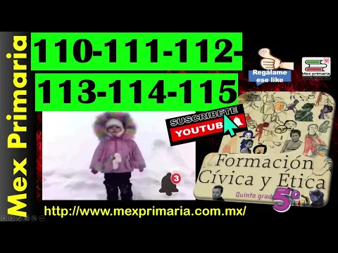Download MP3 Formación, cívica, ética 5  pag,  110,111,112,113,114,115, Formas, democráticas, gobierno,  México