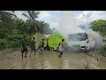 Lagu Bumper Truck Sampai Hancur || Semua Sopir Uji Skill Di Jalan Berlumpur Hingga Nyaris Terbalik