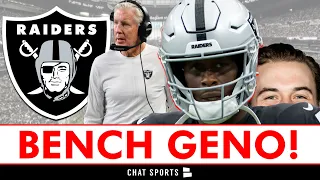 Raiders Fans Want Geno Smith Benched For Kenny Pickett Raiders Vs Colts Post Game Mailbag  Raiders Fans Want Geno Smith Benched For Kenny Pickett Raiders Vs Colts Post Game Mailbag