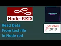 How to Read txt file In Node red