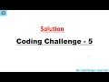 Coding Challenge 5 Solution F n an bn log2 n c n 3 LockDown Learner