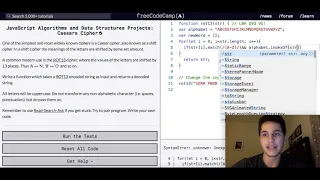 Javascript Algorithms and Data Structures Projects Caesars Cipher