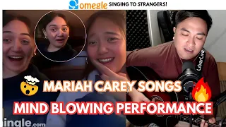 SERENADING STRANGERS | STRANGERS LOSE THEIR MINDS WHEN I SING MARIAH CAREY SONGS | BEST REACTION