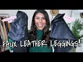 NORDSTROM VS AMAZON Faux Leather Leggings TRY ON REVIEW 2019 Fall Fashion