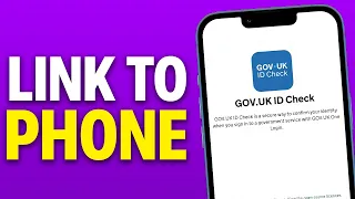 How To Link GOV UK ID Check App - Step by Step