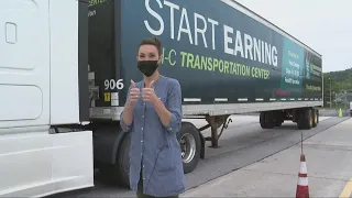 Betsy Kling lives out childhood dream of being a truck driver