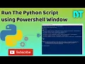 How to Run your Python Script using Command Terminal or Powershell