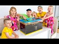 Five Kids Sink or Float | Cool Science Experiment for Kids | Educational Videos For Kids