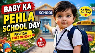 Baby Pehli Baar School Gaya 😍🎒 | Lekin School Mein Jo Hua...