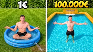 1€ vs 100.000€ Pool Challenge!