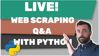 Python Web Scraping Q A Live Coding