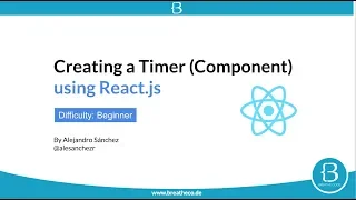 React js Tutorial Coding a Simple Timer Component for Beginners