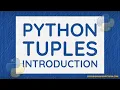 Introduction To Python Tuples Python Tuple Python Data Structures - Part 7