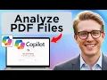 How to Open and Analyze PDF Files with Microsoft Copilot AI