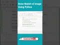 Creating a Realistic Pencil Sketch from an Image Python Image Processing Tutorial Tech Wizards