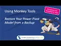 Using Monkey Tools - Restore Your Data Model