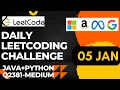 Daily Leetcode Challenge JAN 5 java Python Shifting Letters II