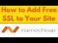 How to add free SSL to your site in Namecheap