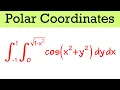 How to evaluate a double integral using polar coordinates