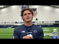 Penn State Quarterback Rocco Becht 26 Local Media Day NSN