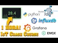 Curso IoT 0 a 100 Docker Compose InfluxDB Grafana MQTT Sensor virtual Python y Telegraf