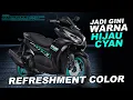 Download Lagu New Color | Yamaha All New Aerox Connected - Black Cyan 2022 😱
