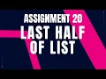 Last half of List Assignment 20 Nxtwave ccbp 4 0 telugu Python coding tips tricks lists