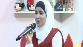 النجمه بشرى عواد تنشد رمضان بإستوديو بنكبر سوا 