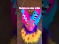 Packing a dino mask commission