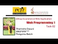 Web Programming 1 Task 02 eShop 1st year Java Institute