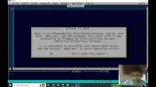 QB64 Hello World Program Basic Execution RUN SAVE Class 6 ICT
