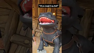 Toothless Laughing at Hiccup s Accident HTTYD at Epic Universe