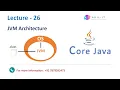 JVM Architecture in Java By Adil Sir Lecture - 26