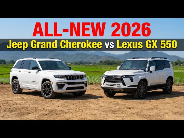 2026 Jeep Grand Cherokee vs 2026 Lexus GX 550: Luxury Cruiser or Off-Road Titan?