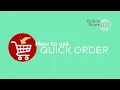 Online store 101 How to use Quick Order