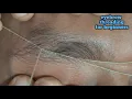 Eyebrow threading for beginners