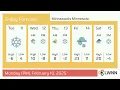 Weather in Minneapolis Minnesota - Monday Feb 10 2025