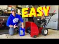 HOW TO DO AN OIL CHANGE ON A CRAFTSMAN SNOWBLOWER Ever Changed Before