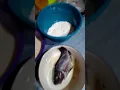 bahan-bahan untuk membuat mujair tepung...