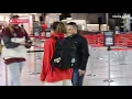 Nathan cleary mary fowler in Sydney Airport 100 love