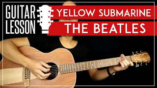 Download Yellow Submarine Guitar Lesson 🎸  The Beatles Guitar Tutorial  |Standard Tuning + Easy Chords| MP3