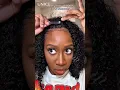 Curly half wigs are the vibe this season