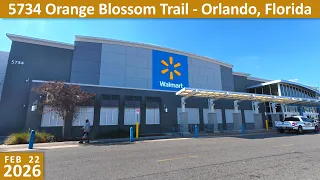 Shopping at Walmart Supercenter at 5734 Orange Blossom Trail in Orlando Florida - Store 5871