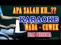 Download Lagu APA SALAHKU - Dian Piesesha | KARAOKE Nada Wanita