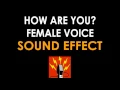 Download Lagu How are you? Female Voice Sound Effect