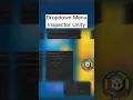Dropdown List Inspector in Unity