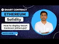 How to deploy solidity smart contract using solc-js ethers js Blockchain English DappBlocks