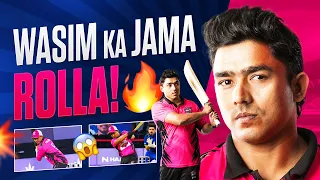 Wasim ne ki bowlers ki DHULAI!! | Best innings of Wasim Ahmad | ECLT10
