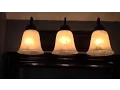 Bathroom vanity light Hampton Oil Rubbed Bronze - 113 Unbox And Full Installation
