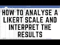 How to analyse Likert scale and interpret the results on Jamovi